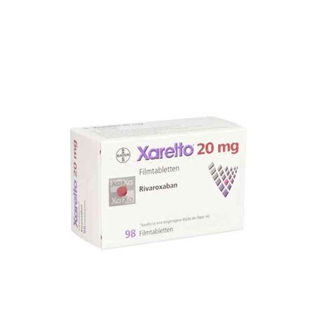 Xarelto Mg Filmtabletten Stk G Nstig Bei Apo