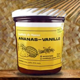 Confiture Artisanale Moorea G Ananas Vanille Tahiti