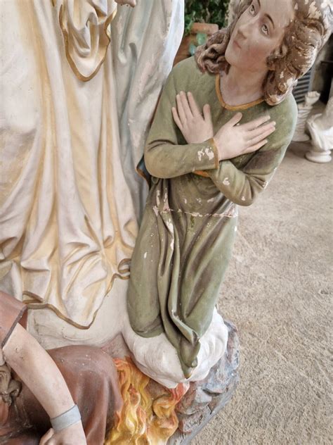 Life Size Religious Statue Th Century Our Lady Of Purgatory Church