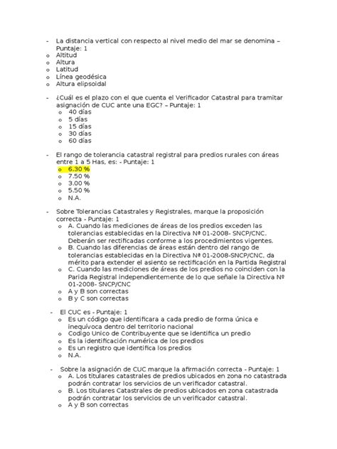 PDF Banco De Preguntas Verificador Catastral DOKUMEN TIPS