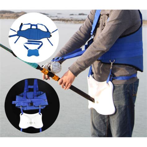 Big Game Fishing Fighting Belt Vita Gimbal Stand Up Rod Holder Braid