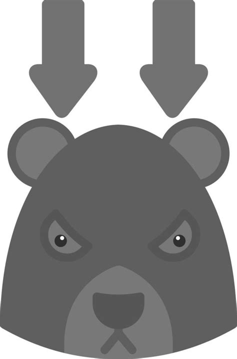 Bear Market Vector Icon Vector Art At Vecteezy