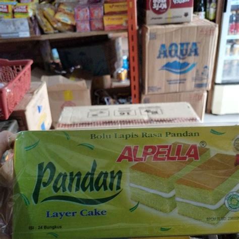 Jual Alpella Bolu Lapis Rasa Pandan Shopee Indonesia