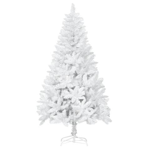 Homcom Albero Di Natale Bianco Con Rami In Pvc X Cm Aosom