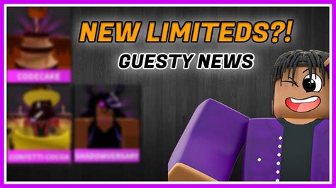 New Limited Crate Godlies Roblox Guesty News 3 Youtube