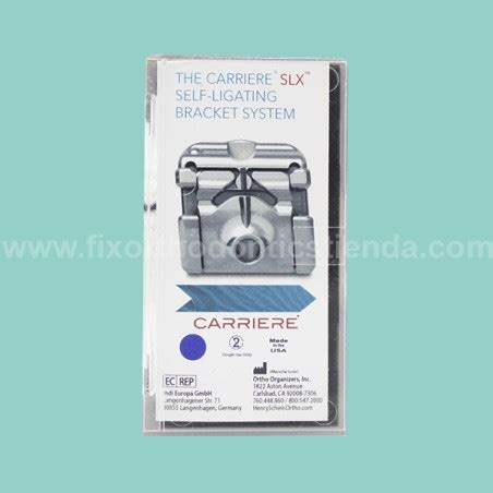 Bracket Autoligable Modelo Carriere SLX MBT 0 22 Fix Orthodontics