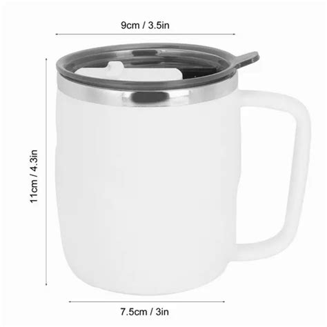 Termo 14oz De Acero Inoxidable Térmico Taza Para Café 400ml Meses sin