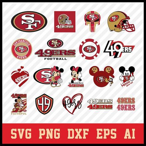 San Francisco 49ers Svg Bundle, 49ers Svg, San Francisco 49ers Logo ...