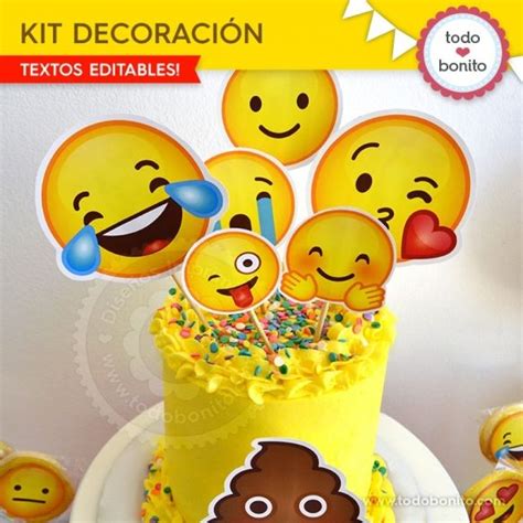 Emojis Kit Decoración Emoji Fiesta Decoración De Unas Emojis