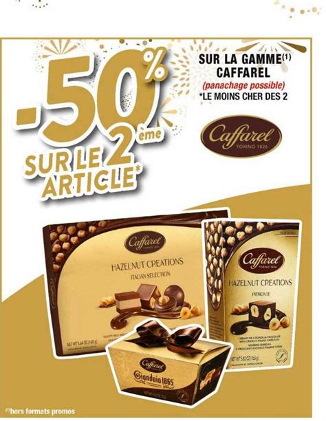 Offre La Gamme Caffarel Chez Cora