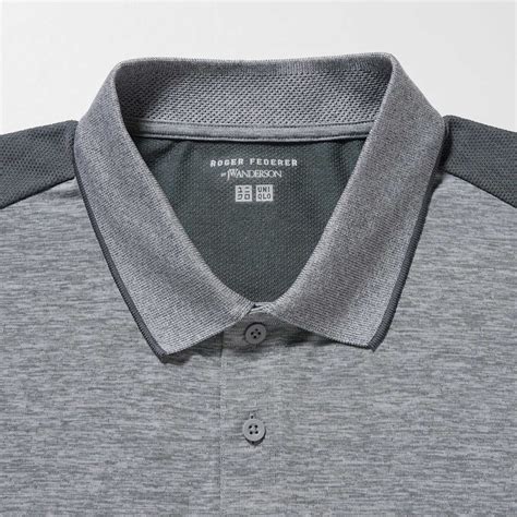 Uniqlo Roger Federer Jw Anderson Dry Ex Polo Shirt Tennis Rf