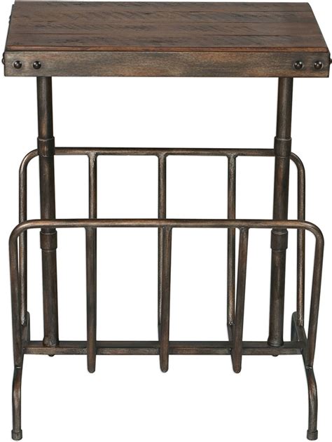 Uttermost Sonora Distressed Warm Walnut Stain Sonora Industrial