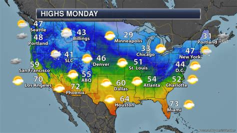 Christmas Eve National Weather Outlook - Potential Post-Christmas ...