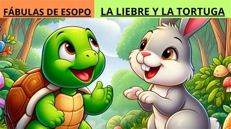 La Liebre Y La Tortuga Cuentos Para Ni Os F Bulas De Esopo Youtube