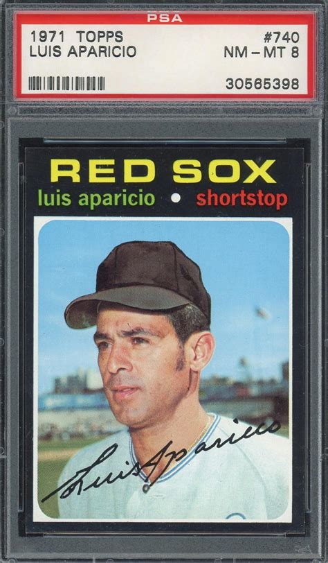 Topps Luis Aparicio Psa Reed Buy Da Card World