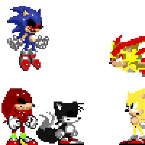 Pixilart Shadow And Sonic Vs Sonic By Sonic Gamer