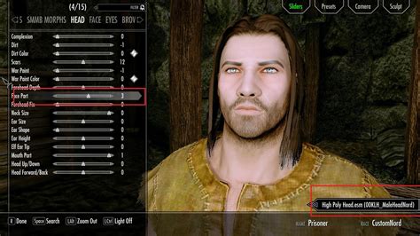 Eyes And Brows Bug With High Poly Head Technical Support Skyrim