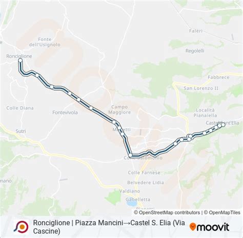 Cotral Route Schedules Stops Maps Ronciglione Piazza Mancini