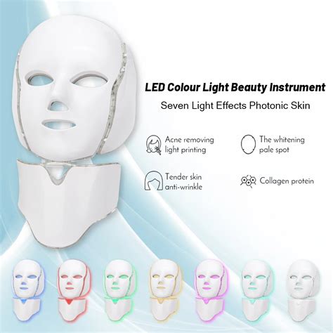 7 Colors Led Facial Mask Led Korean Photon Therapy Face Mask Machine