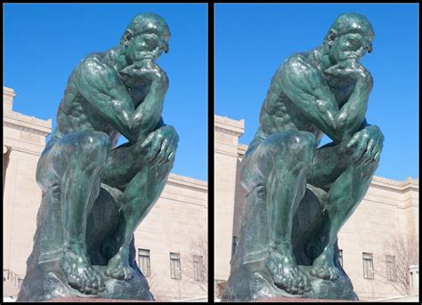 Rodins Thinker Outside The Nelson Atkins Museum Of Art Rcrossview