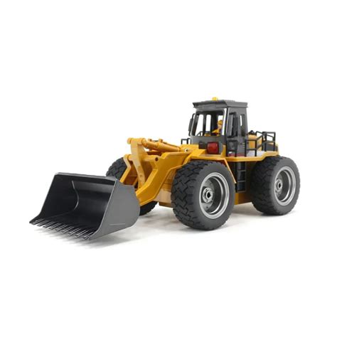 Excavadora Bulldozer Rc Huina Pala Met Lica