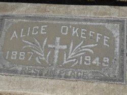 Alice O Keefe 1887 1949 Find A Grave Memorial