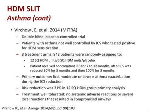 Allergic Rhinitis And Dust Mite Allergy Current And Emerging Therapies