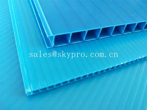 Ultraviolet Proof Clear Plastic Hollow Board Corrugated