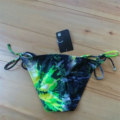 Roxy Swim Nwt Roxy Paint Splatter Bikini Swim Bottoms S Poshmark