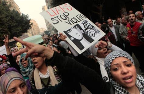 Getting Their Own Back Egyptian Women Learn Fighting Moves To Take