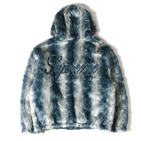 Supreme Faux Fur Reversible Hooded