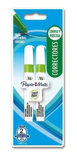 Lápiz Corrector Liquid Paper 3 5 Ml Punta Fina Paper Mate X2 Meses