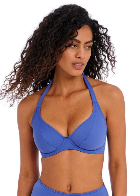 Biustonosz kąpielowy Freya JEWEL COVE AS7232PLE Uw Halter Bikini Top