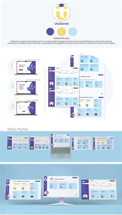 Utailored- A gamified learning and teaching system on Behance