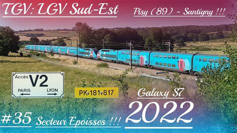 TGV Réseau Duplex OUIGO INOUI LYRIA Trenitalia secteur Epoisses