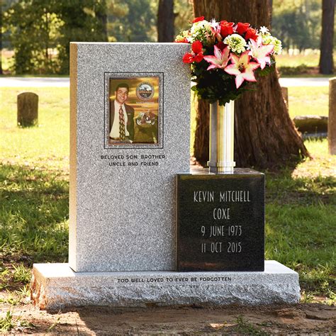 Custom Single Upright Headstone Portfolio — Brown Memorials