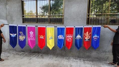 Ipl Team Flag At Rs 450piece Sports Team Flags In Ambarnath Id