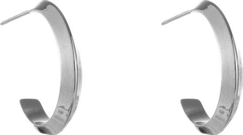 Go Dutch Label Oorknop Hoop Cm Zilver E Bol