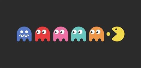 Pacman game characters and objects - PAPERZIP | Pacman game, Pacman, Retro gaming art