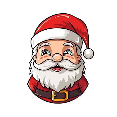 Dia De Natal Papai Noel Rosto Personagem Fundo Transparente Png Dia