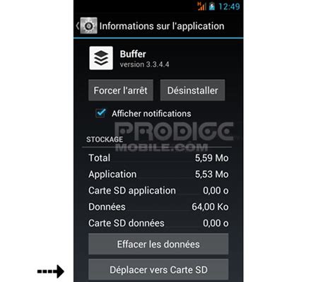 Présentation 60 imagen déplacer application sur carte sd fr