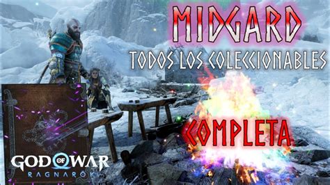 God of War Ragnarok GUÍA DE ZONAS MIDGARD TODOS LOS