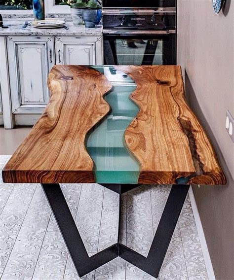 Epoxy Table Etsy Doe Het Zelf Meubels Tafel Epoxy Home Decoratie