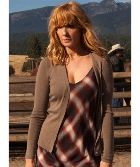 Beth Dutton Yellowstone Brown Sweater Stinson Leathers