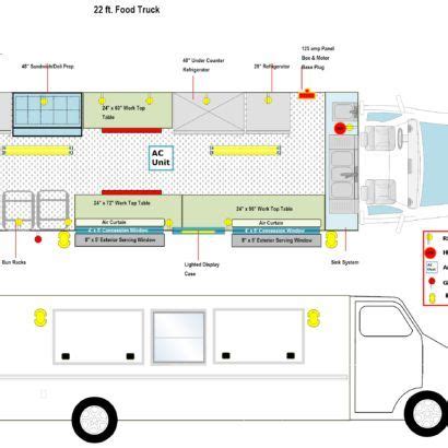 Floor Layouts Advanced Concession Trailers Food Truck Food Truck