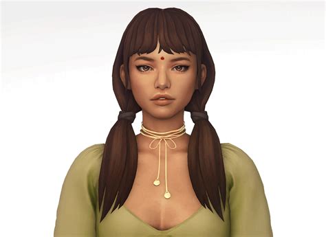 Sims 4 Cc Hair Bangs Maxis Match Keraquick