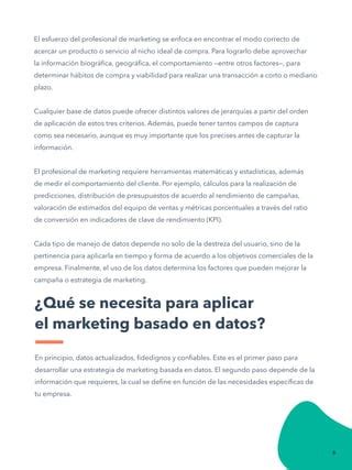 C Mo Usar Excel Para El Marketing Basado En Datos Pdf