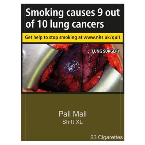 Pall Mall Shift Xl King Size Cigarettes