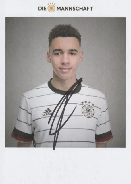 JAMAL MUSIALA Autogramm Fußball DFB FC Bayern München FC Chelsea EUR 6