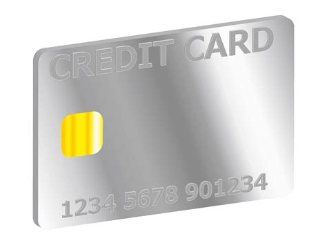 Silver Credit Card Clipart Transparent - ClipartLib